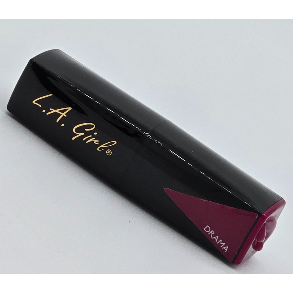 L.A. Girl Lipstick GLC590 Drama Deep Berry Burgundy 0.11 oz 3.2g New